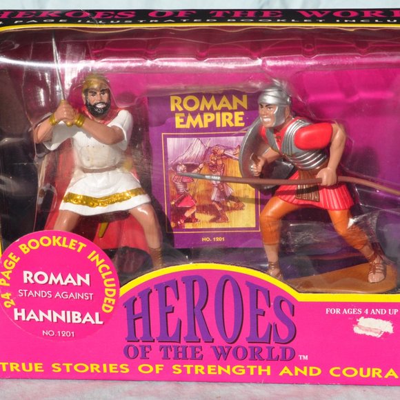1995 heroes of the world roman empire hannibal 1201 action figures NIB (T145) - Picture 2 of 7